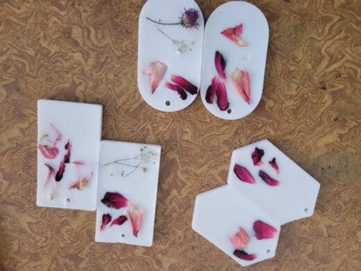 Botanical Car Diffuser Wax Tags - Ziya Candles