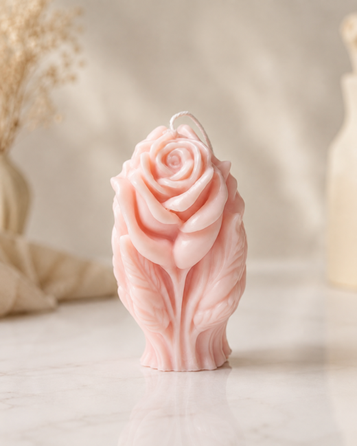 Blush Pink Rose in Hands