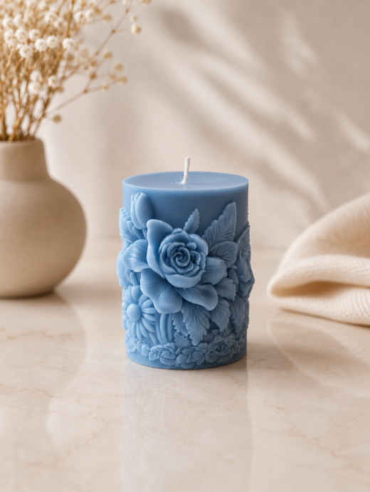 Blue Floral Garden