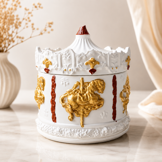 ๐ด Royal Carousel Trinket Box