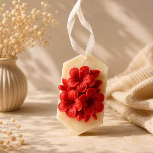 Crimson Floral Hanging